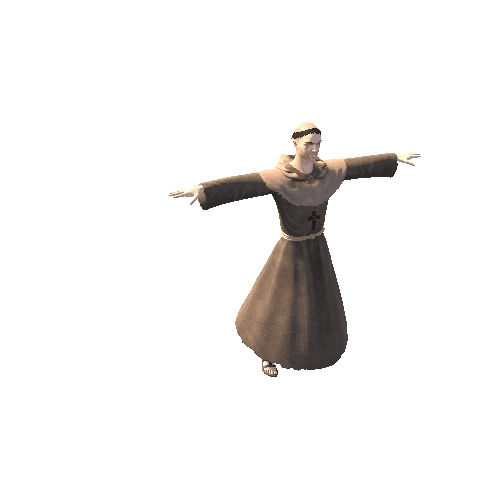 SK_Medieval_Monk2 Skin1